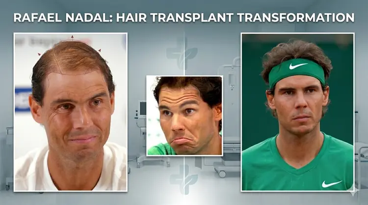 Rafael Nadal Hair Transplant: Before and After