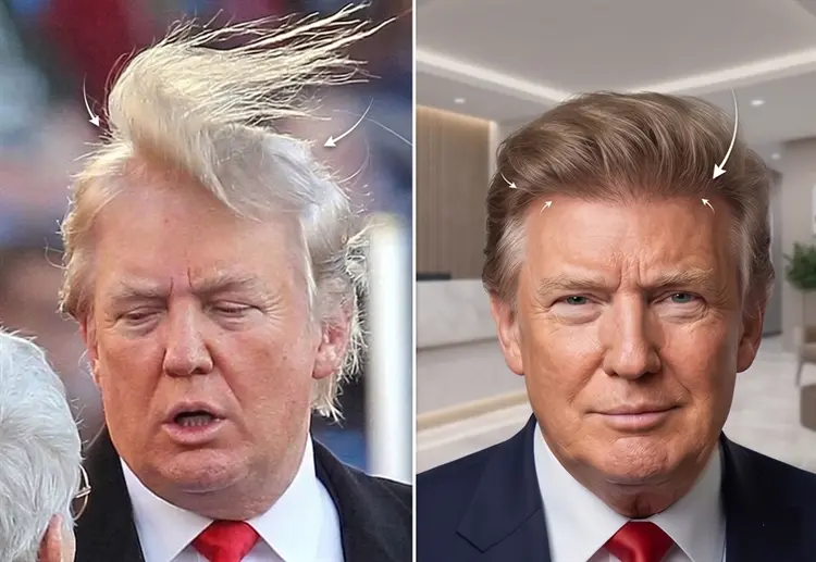 Donald Trump Hair Transplant: Before and After